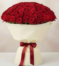 Букет 101 Красная роза Милано в Петровской