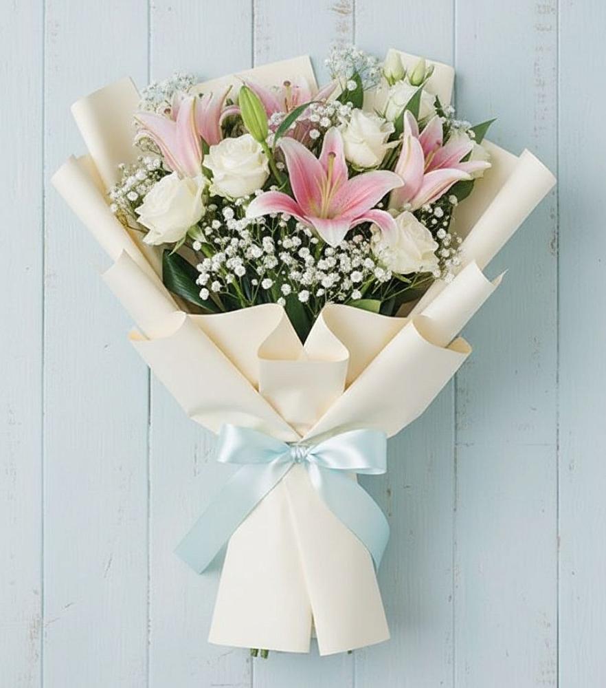 Букет цветов из: Лилии в Петровской