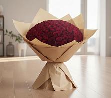 Букет 101 Красная роза #REPLACE_PRED# Петровской