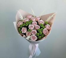 Букет цветов из:  Розы и Хризантемы #REPLACE_PRED# Петровской