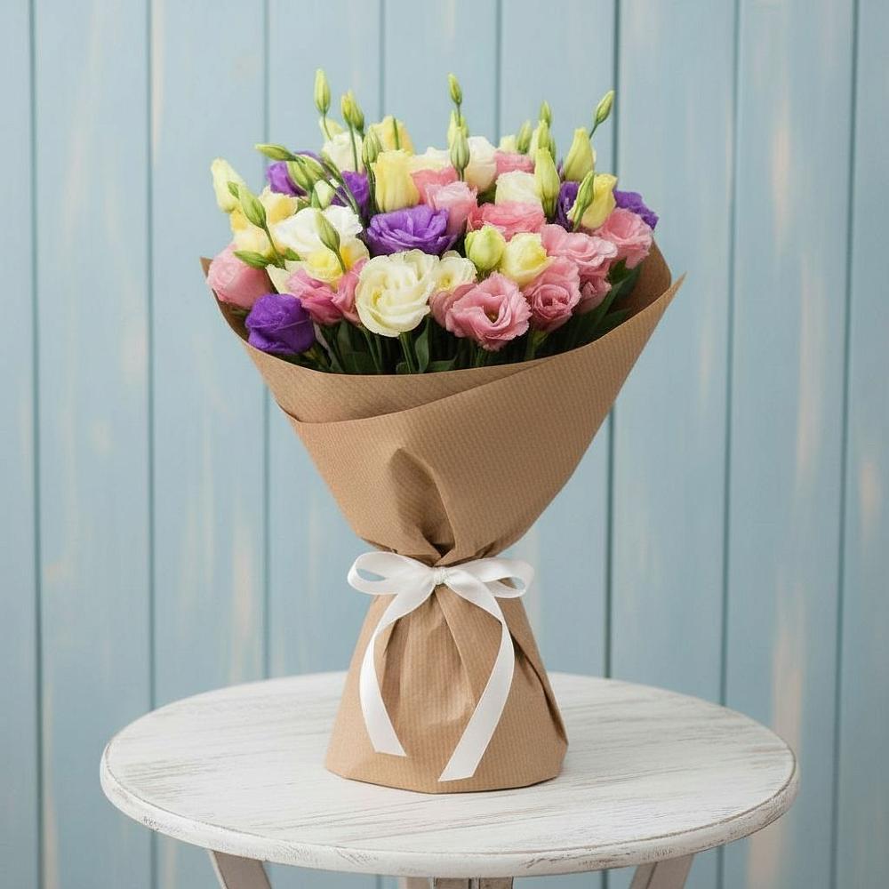 Букет цветов из: Лизиантусы в Петровской