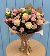 Букет цветов из:  Розы в Петровской